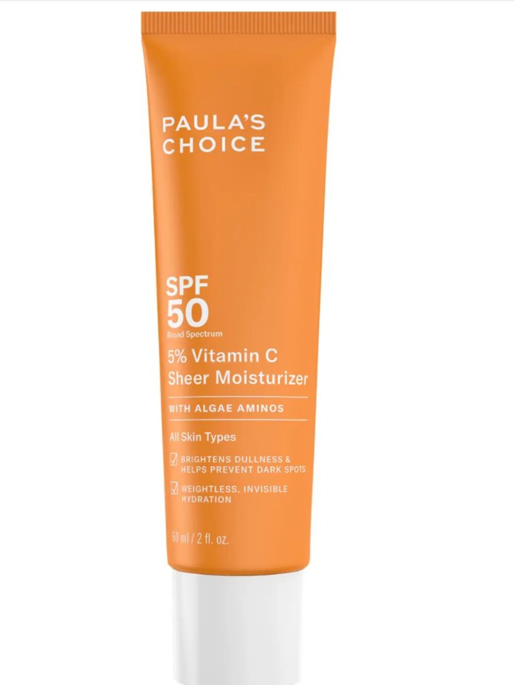 Paula’s Choice 5% Vitamin C SPF 50 Moisturizer Brightening Daily Sunscreen NIB - Picture 2 of 4